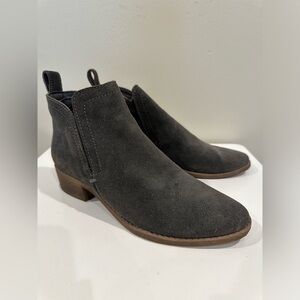 Dolce Vita Gray Suede Ankle Boots